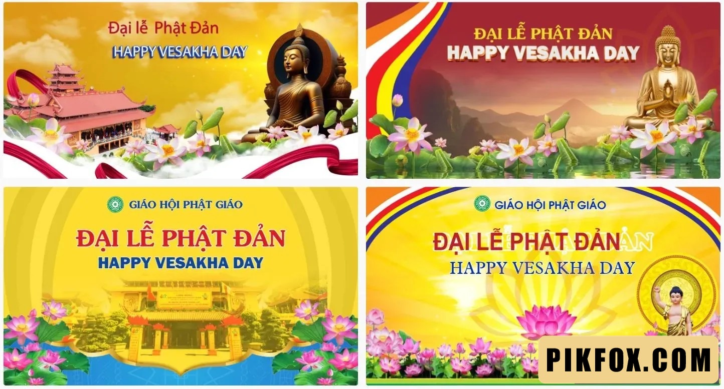 4+ Phông nền đại lễ phật đản
