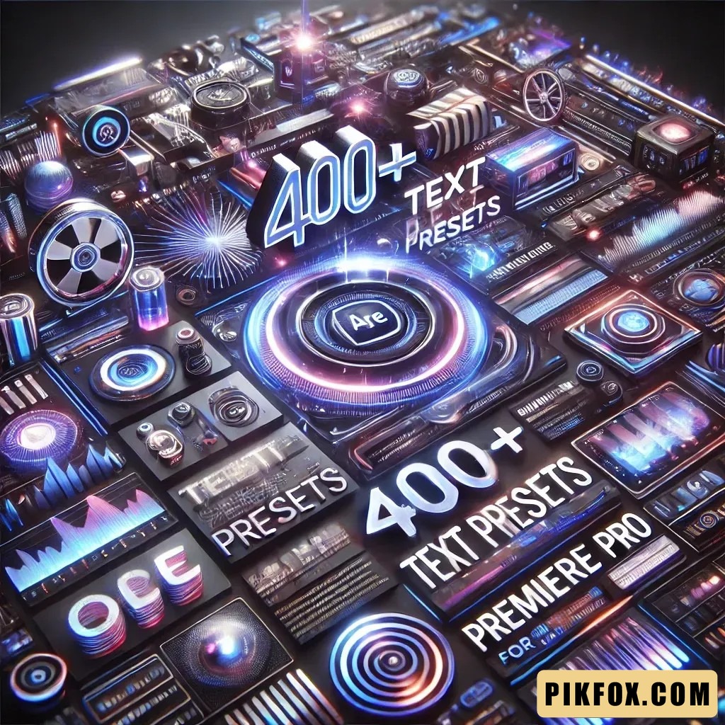 400+ Text Preset for Premiere Pro