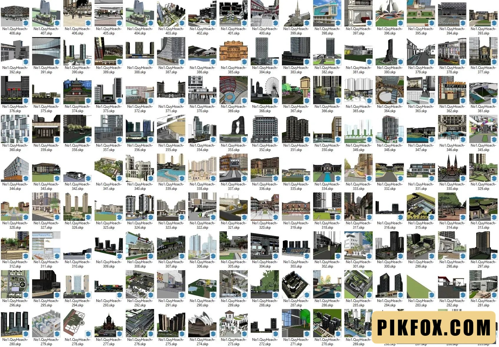 408+ Mẫu Quy hoạch SketchUp