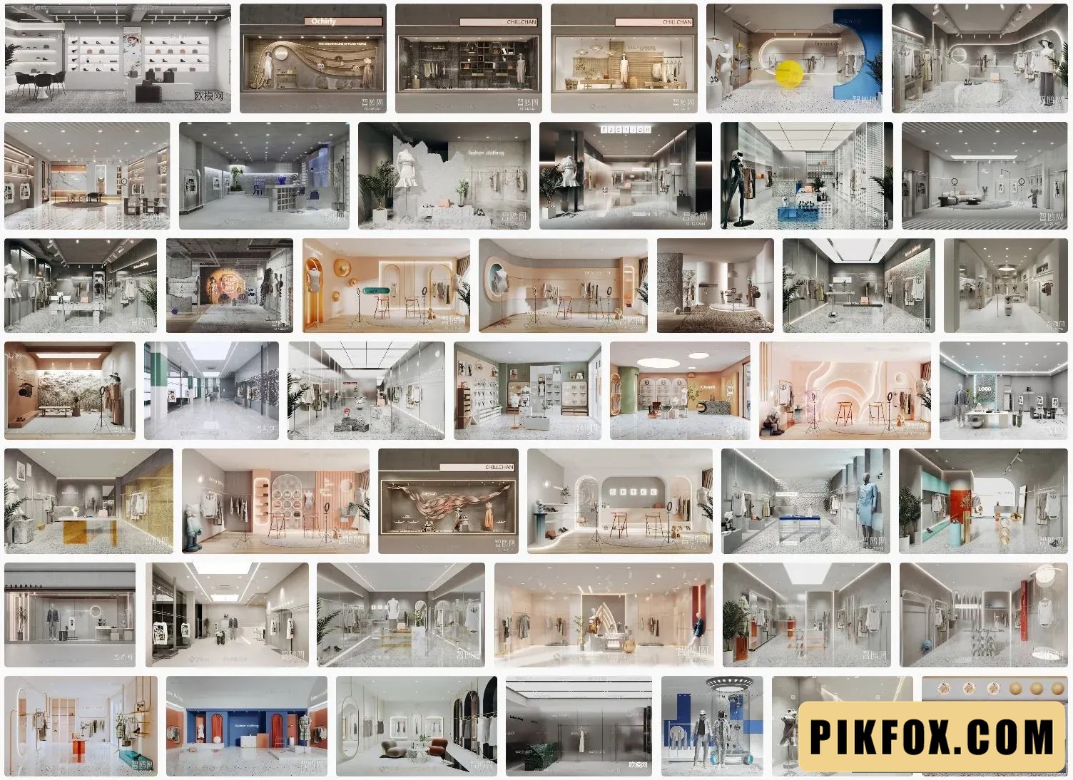 44+ Shop thời trang SketchUp