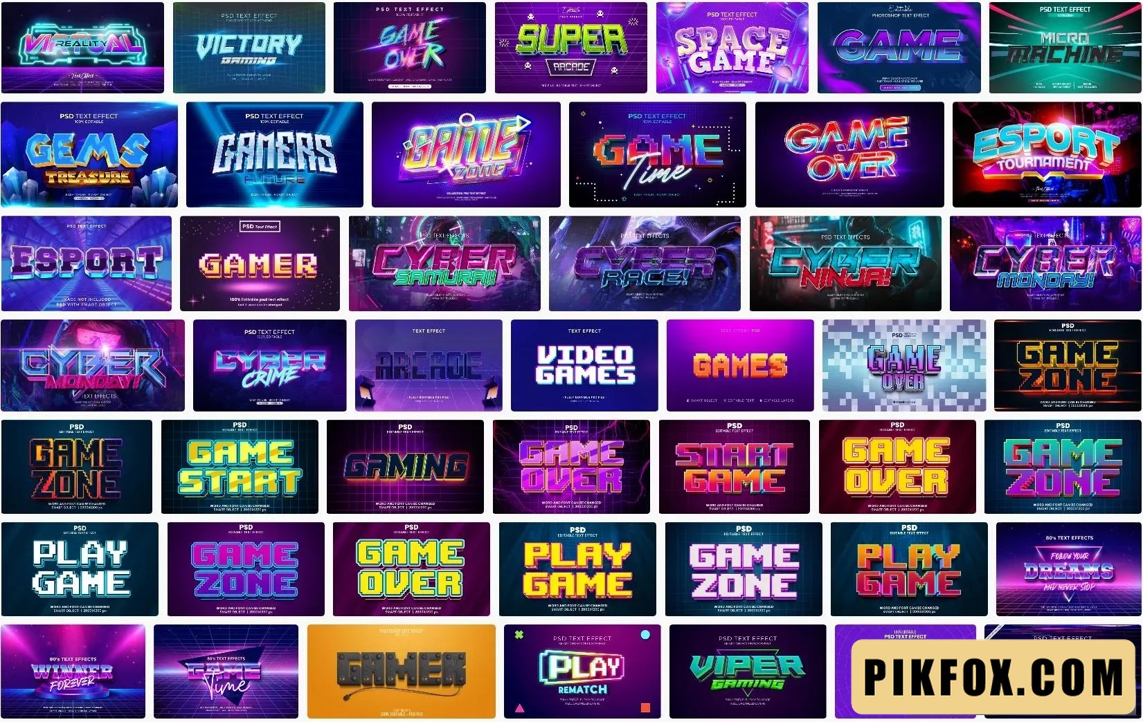 45+ Text Effect Game