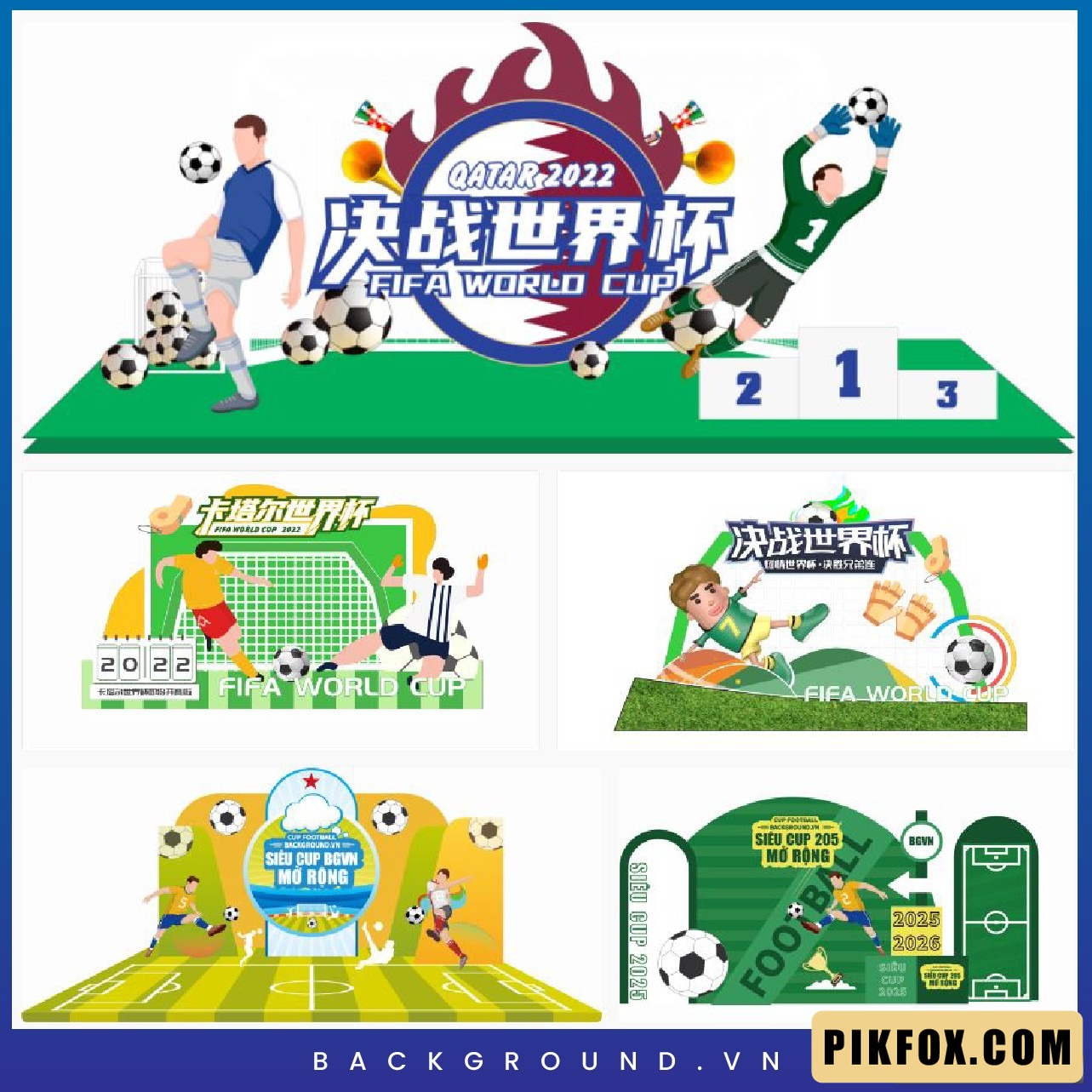 5+ Backdrop giải bóng đá