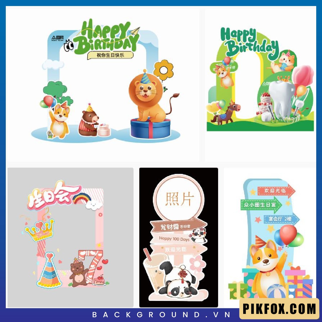 5+ Background checkin sinh nhật