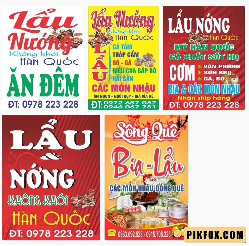 5+ Biển lẩu nướng