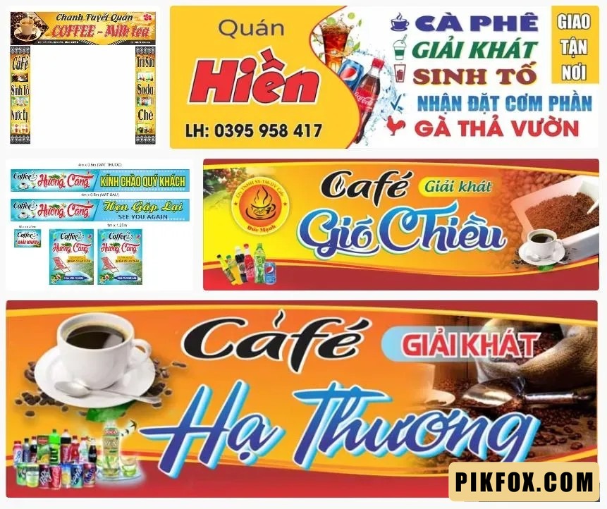 5+ Biển quảng cáo cafe