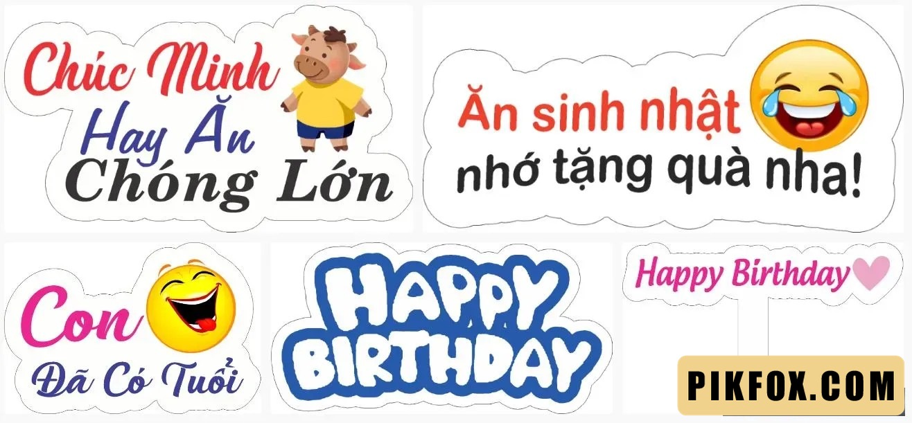 5+ Hashtag sinh nhật hài hước