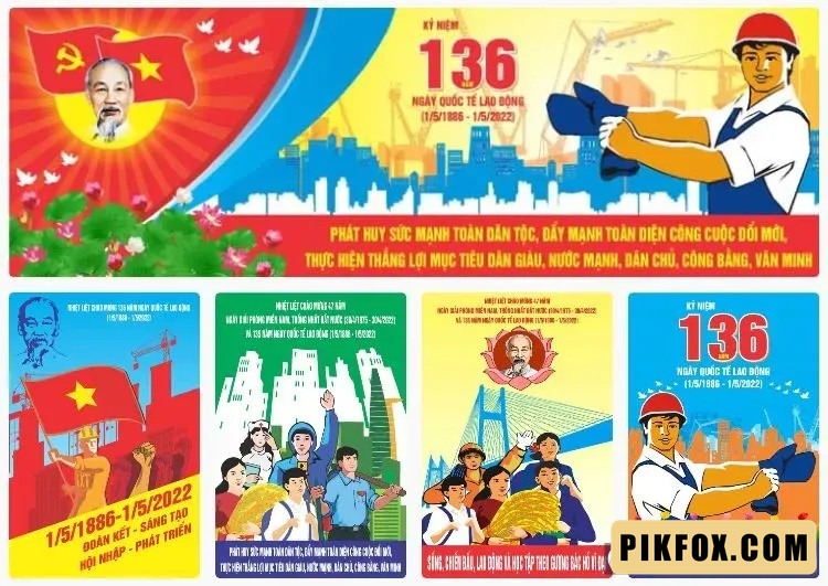 5+ Pano ngày quốc tế lao động