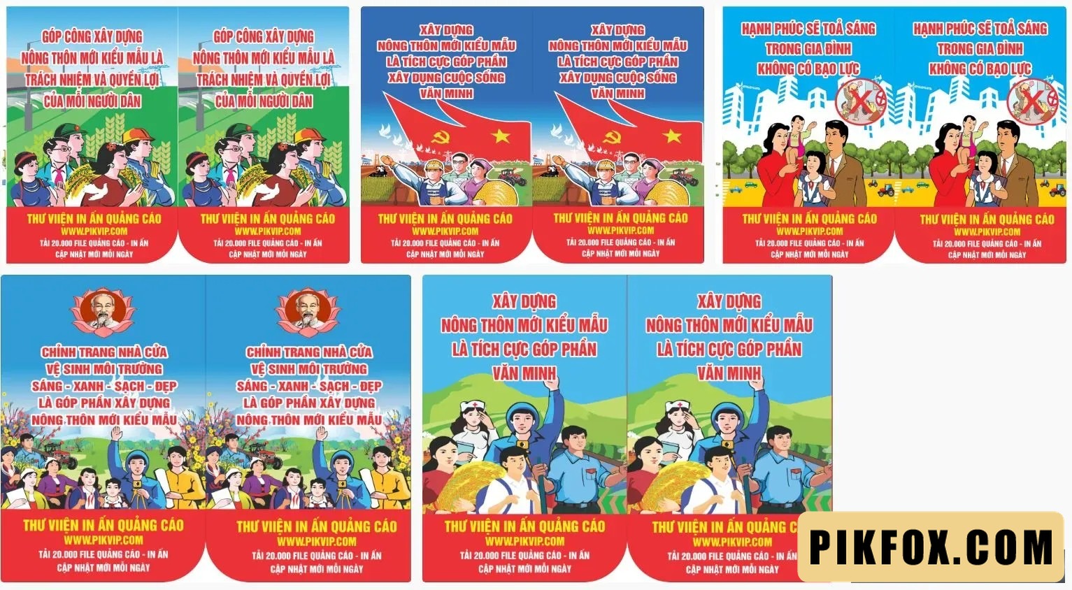 5+ Pano nông thôn mới