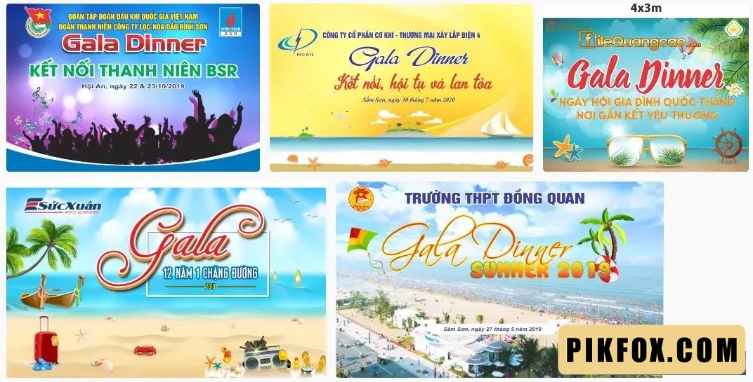 5+ Phông nền Gala Dinner