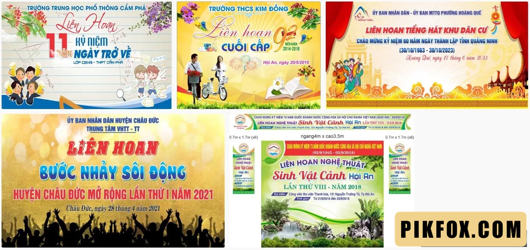 5+ Phông nền liên hoan