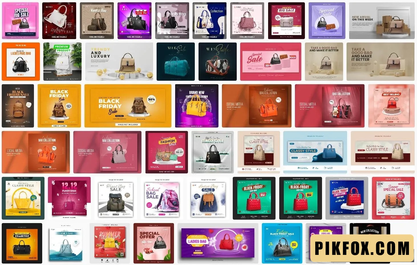 50+ Banner túi xách nữ