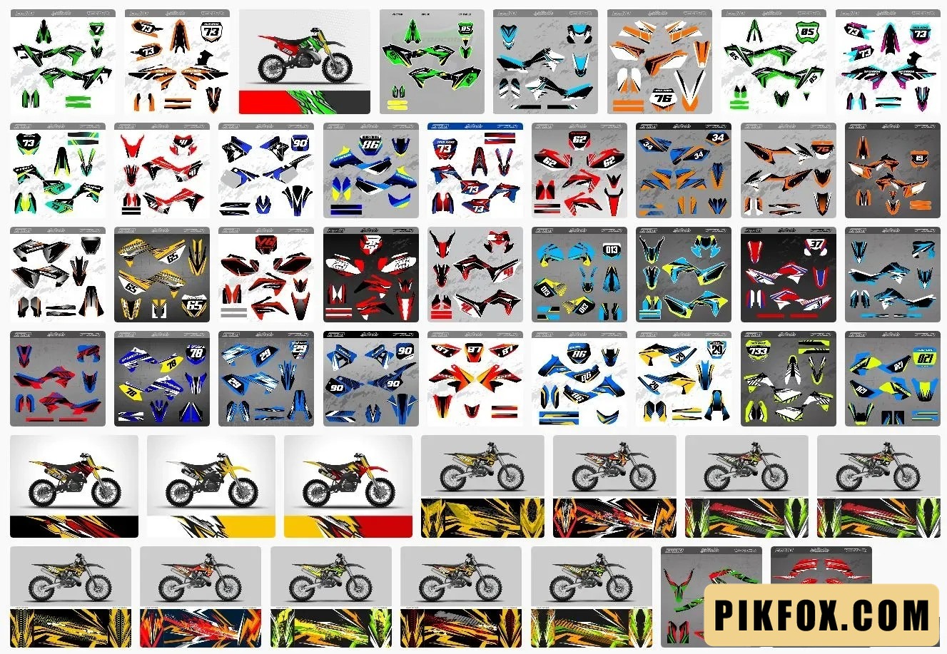 50+ Decal dán xe máy