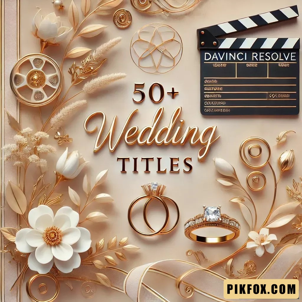 50+ Wedding Titles