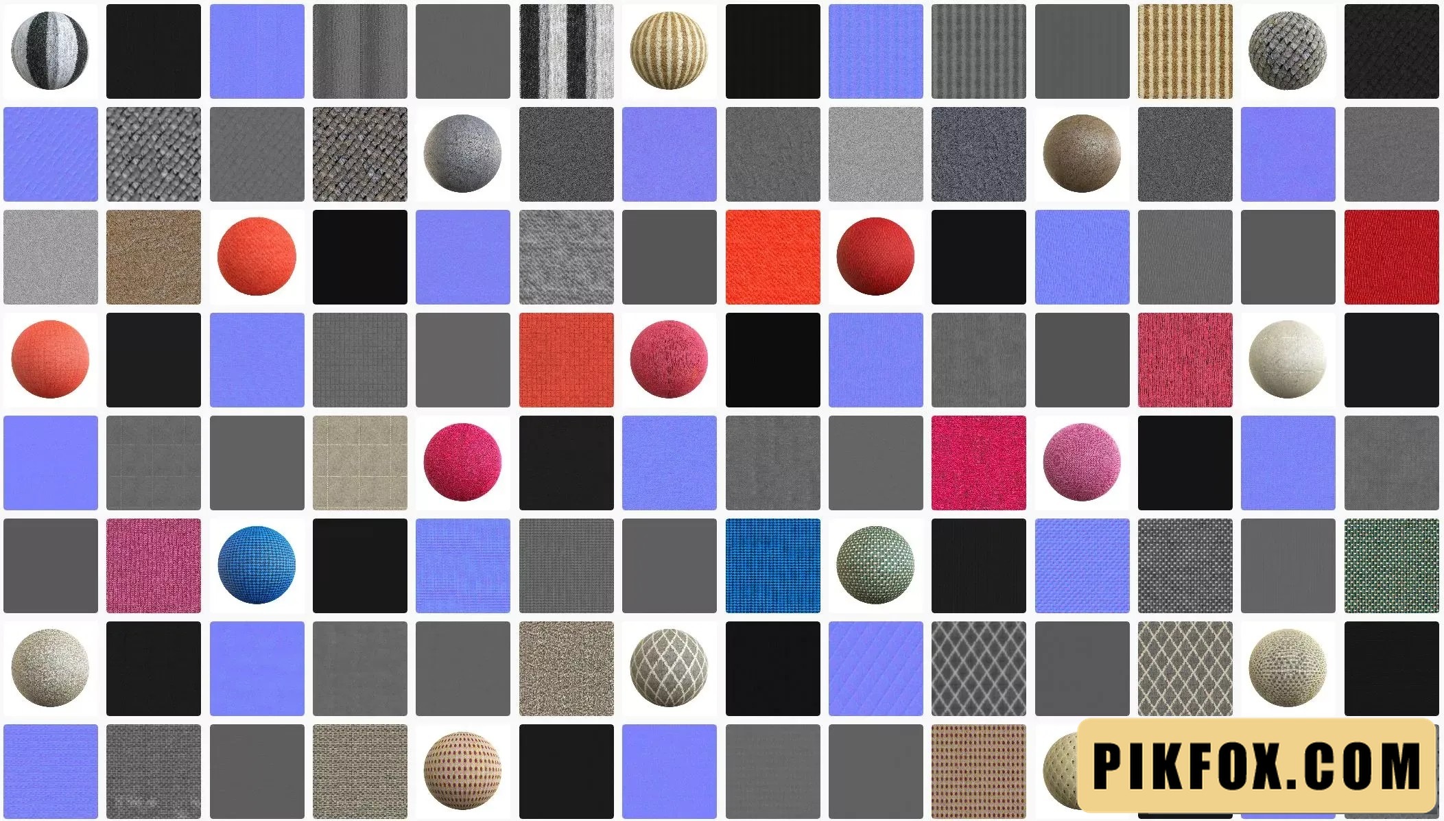 500+ Thư viện Fabric PBR SketchUp