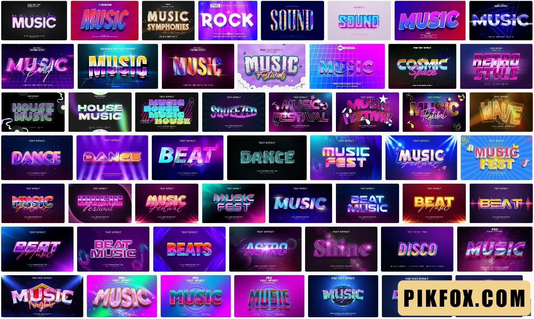 52+ Text Effect Music