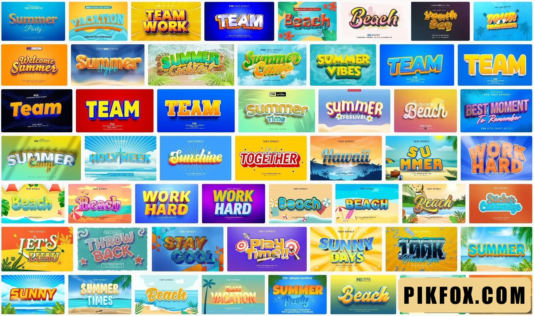 53+ Text Effect Team Building