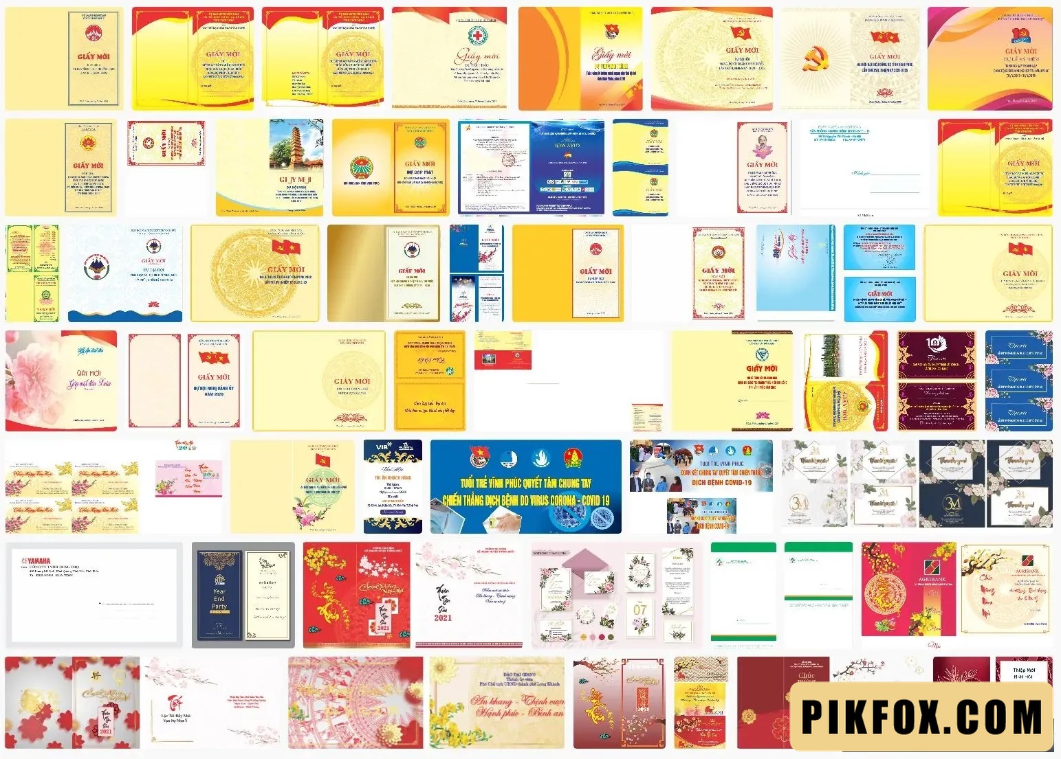 55+ Mẫu giấy mời đẹp