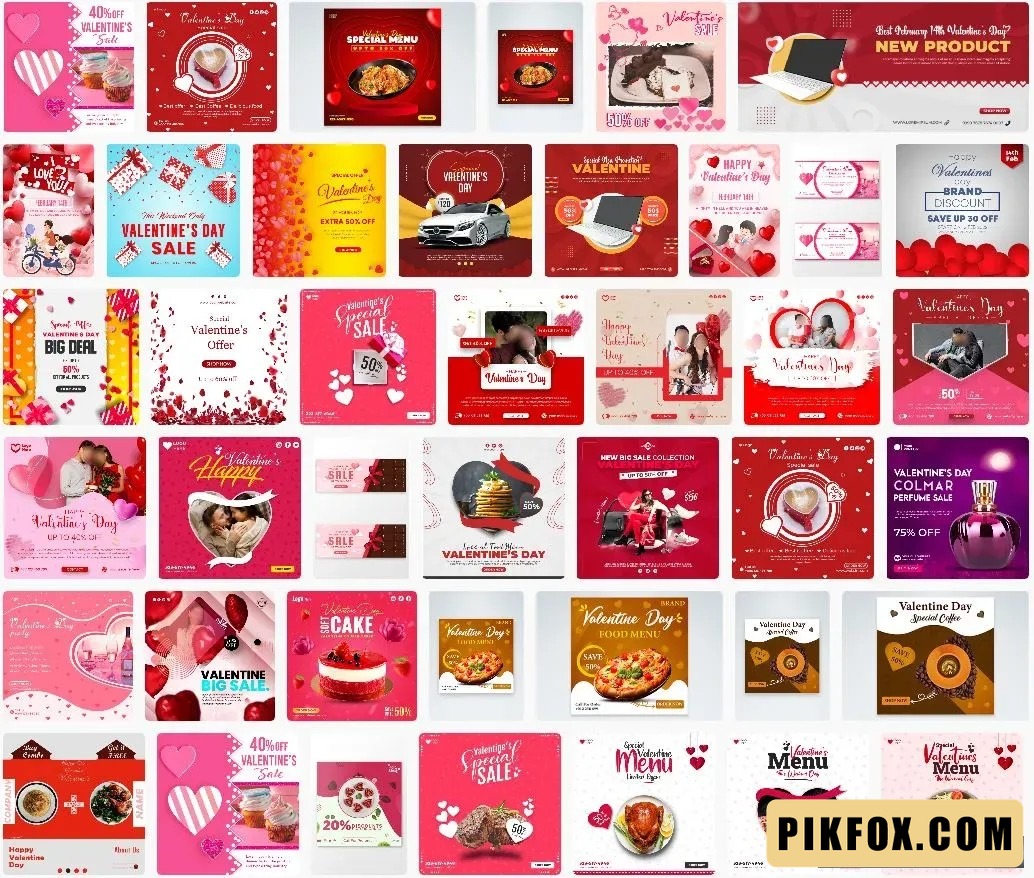 55+ Valentine Banner