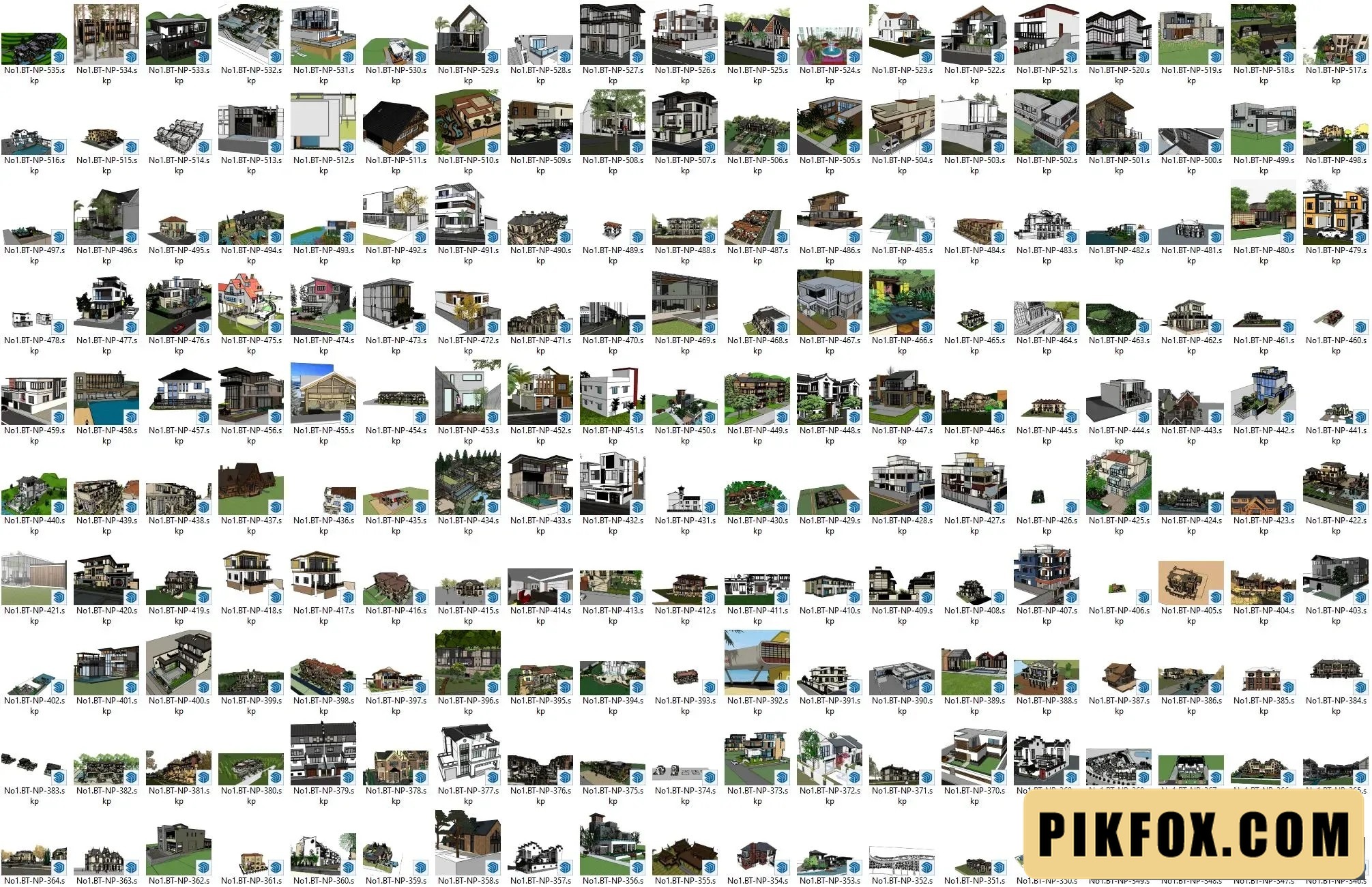 580+ Nhà SketchUp