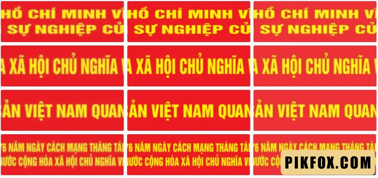 6+ Băng rôn ngày cách mạng tháng 8