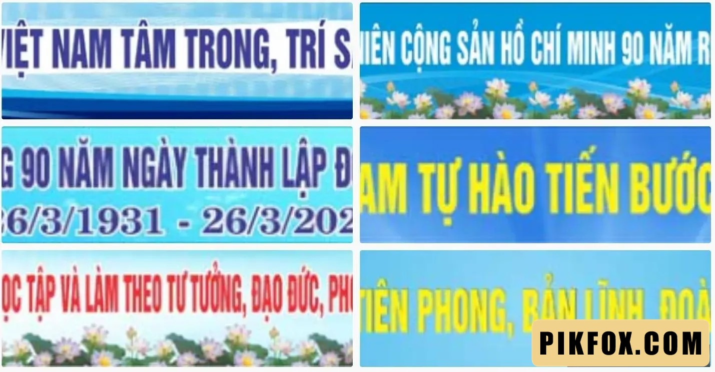 6+ Băng rôn ngày thành lập đoàn thanh niên cộng sản HCM