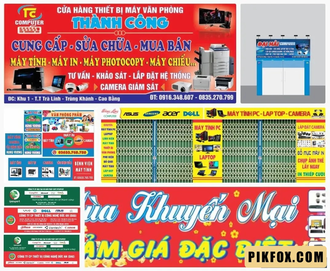 6+ Biển quảng cáo máy tính
