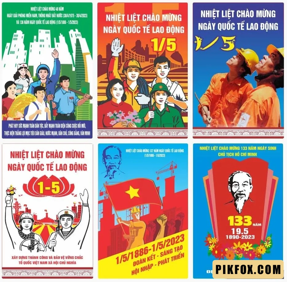 6+ Pano 1-5 ngày quốc tế lao động