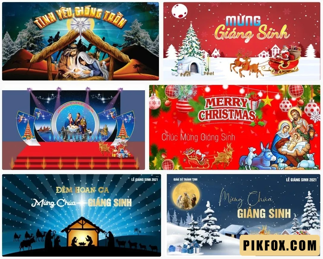 6+ Phông nền lễ giáng sinh