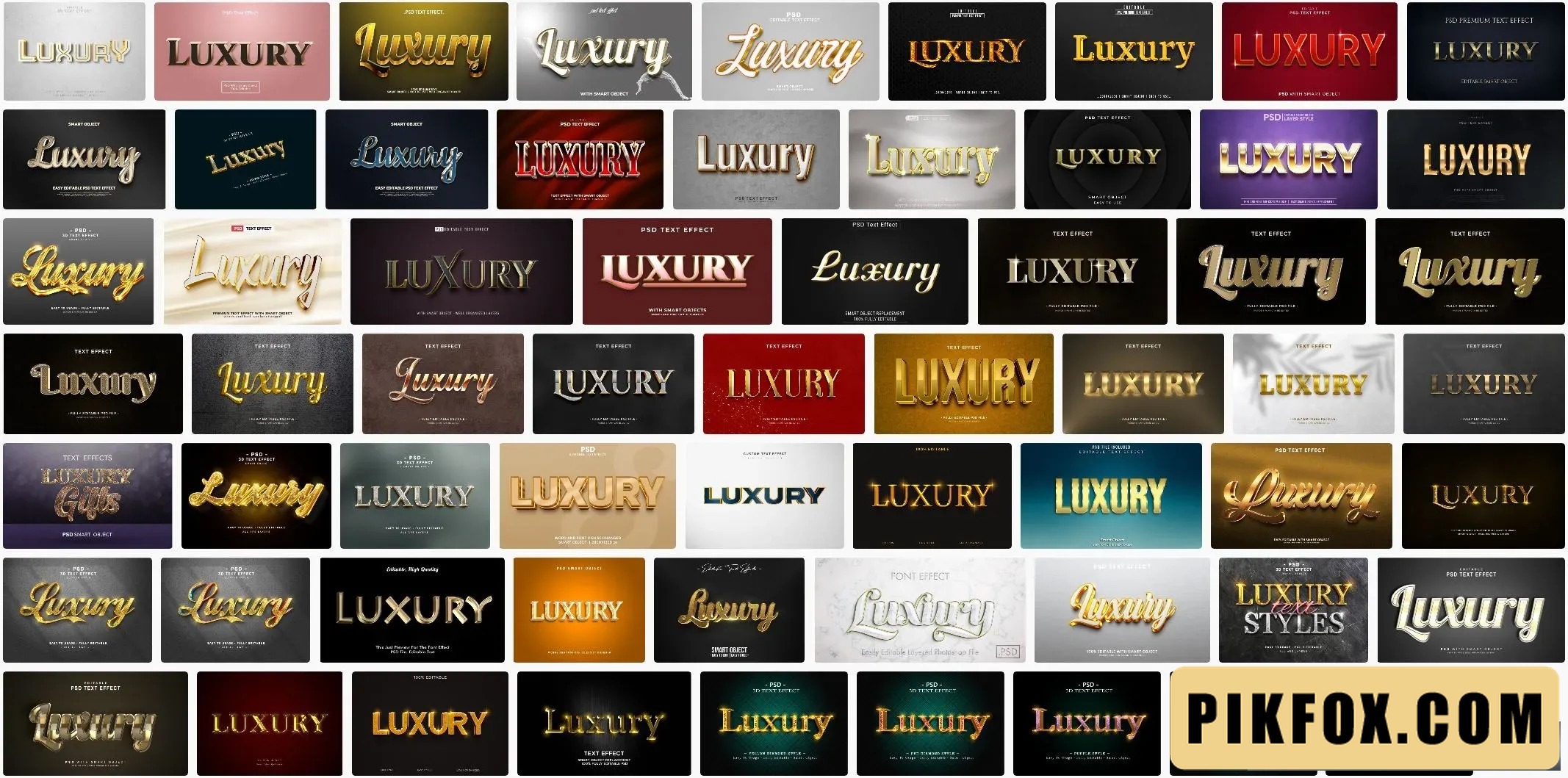 62+ Text Effect Luxury