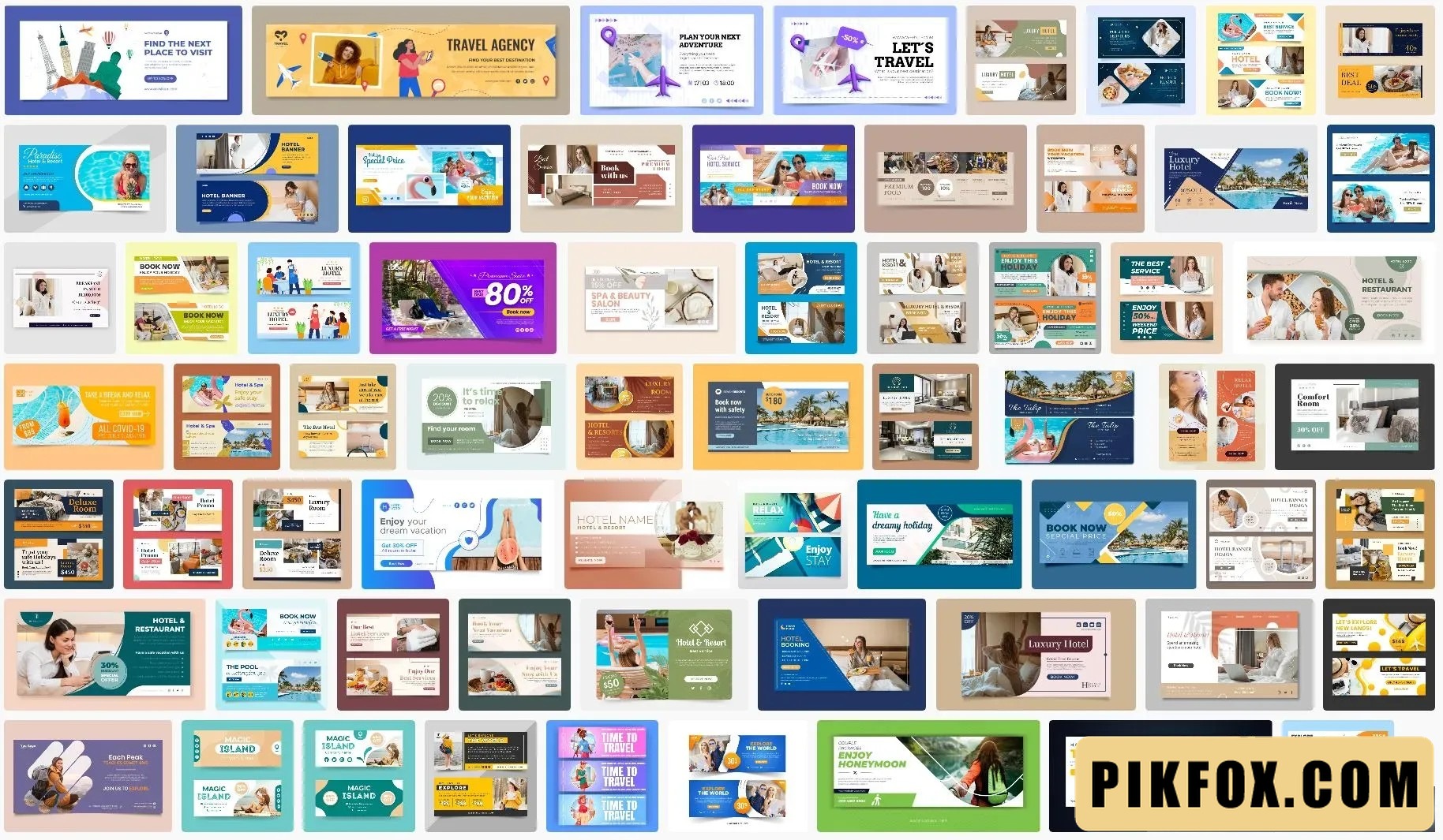 65+ Banner du lịch