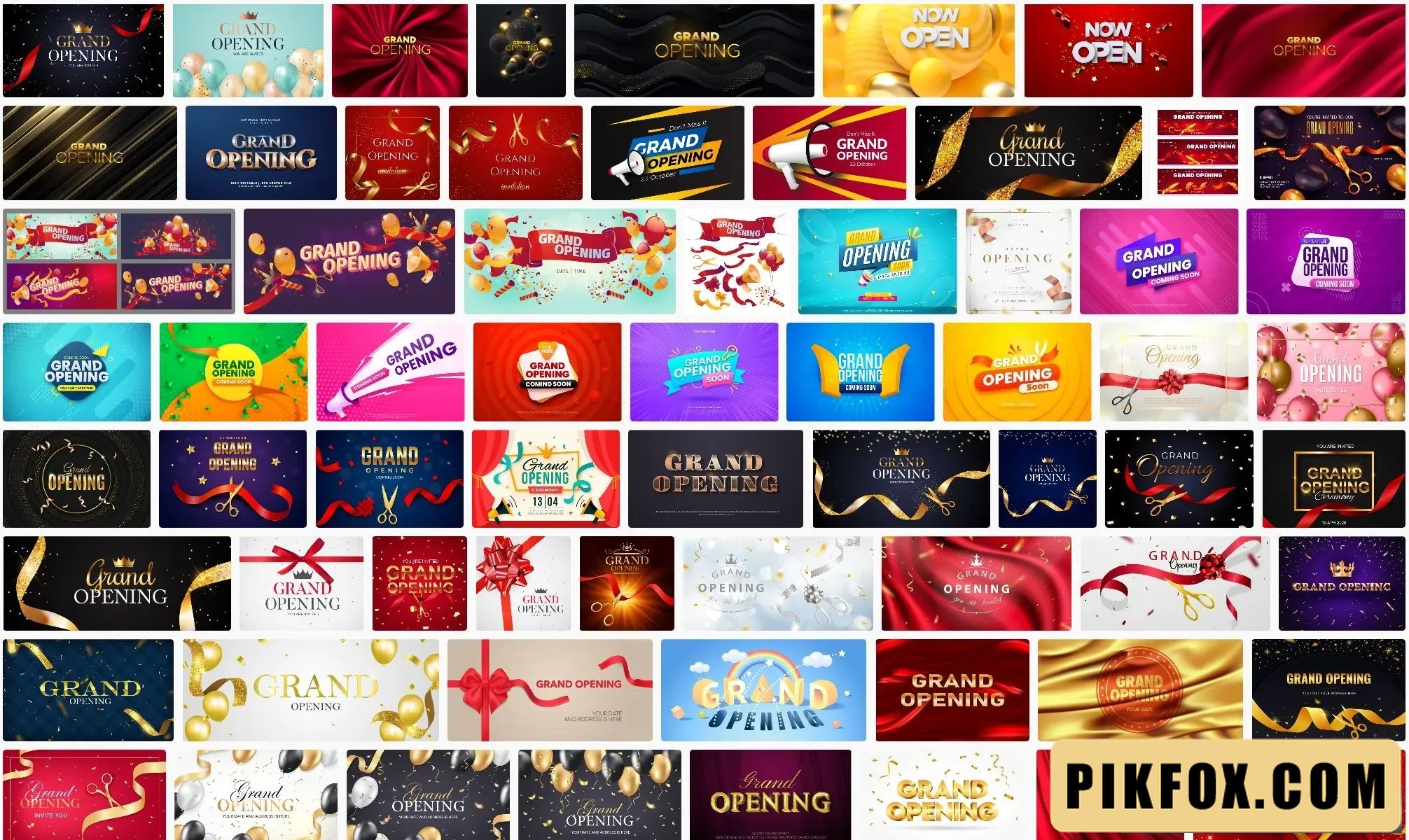 67+ Banner khai trương