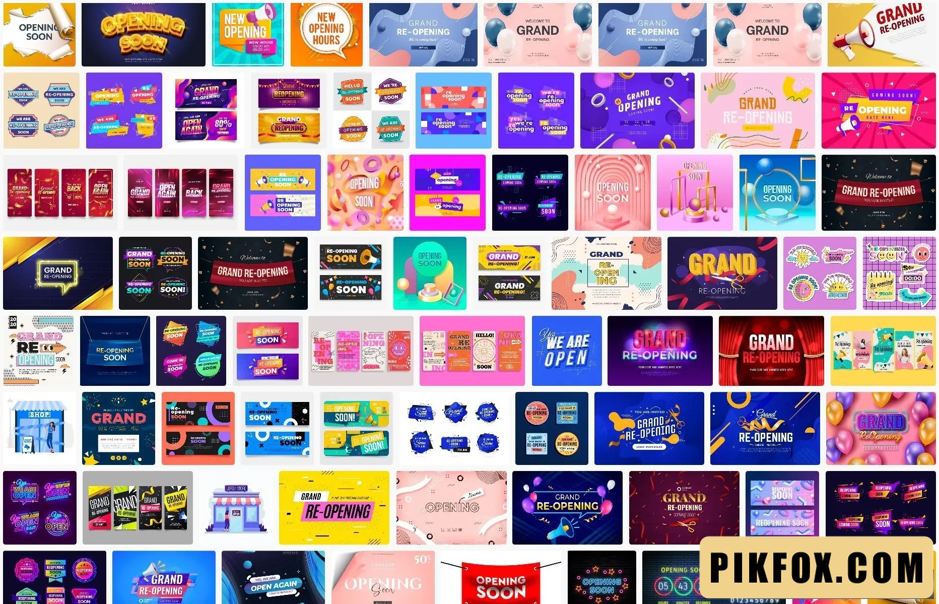75+ Banner opening soon