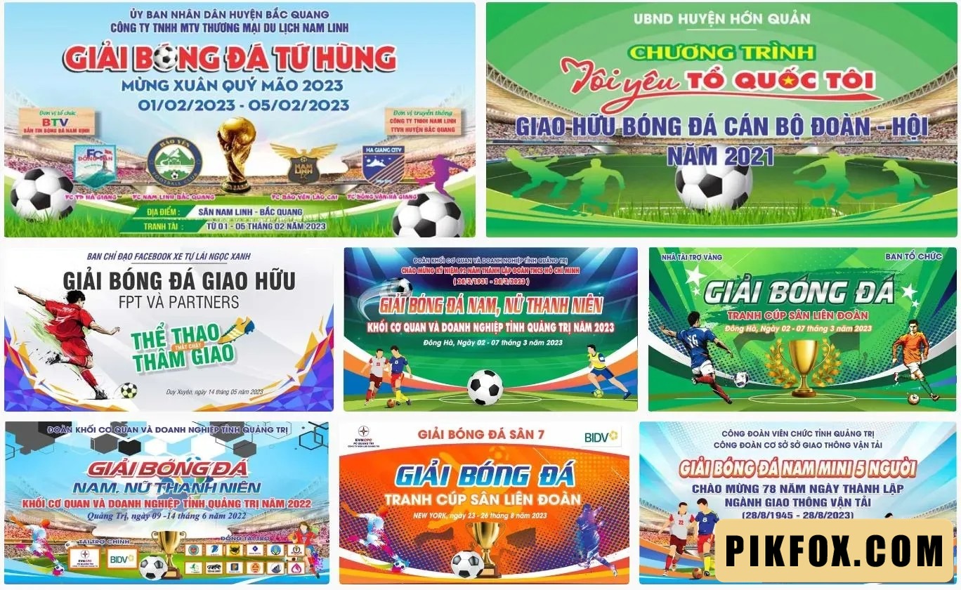 8+ Phông bóng đá
