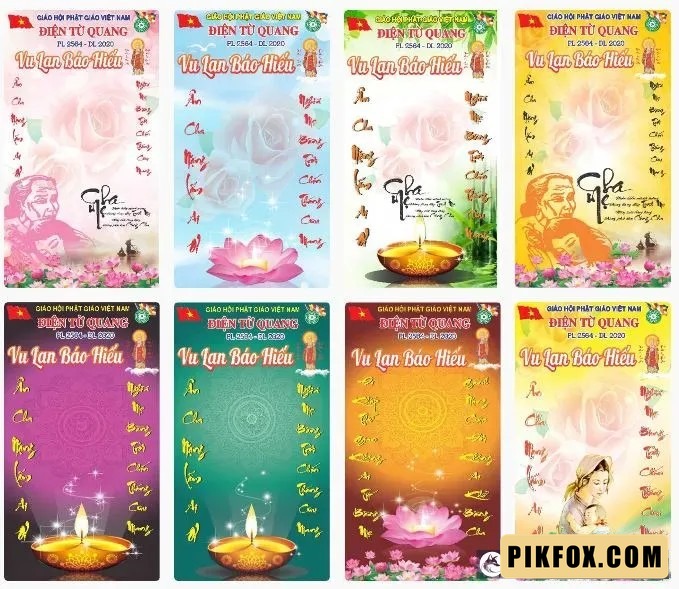 8+ Poster lễ vu lan