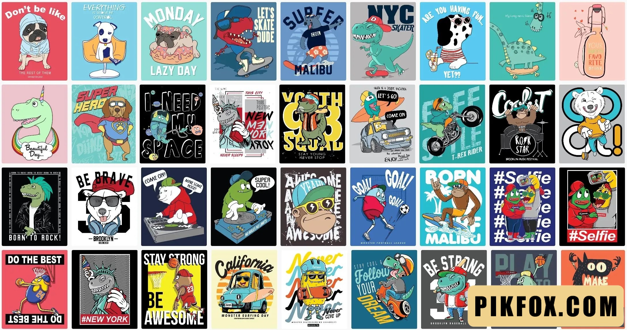 80+ Cartoon T-shirt