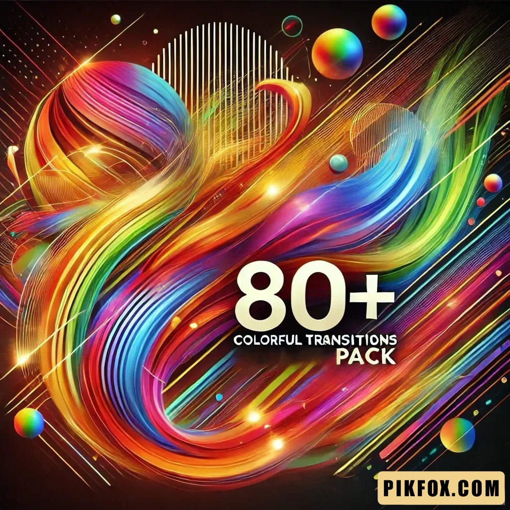 80+ Colorful Transitions Pack