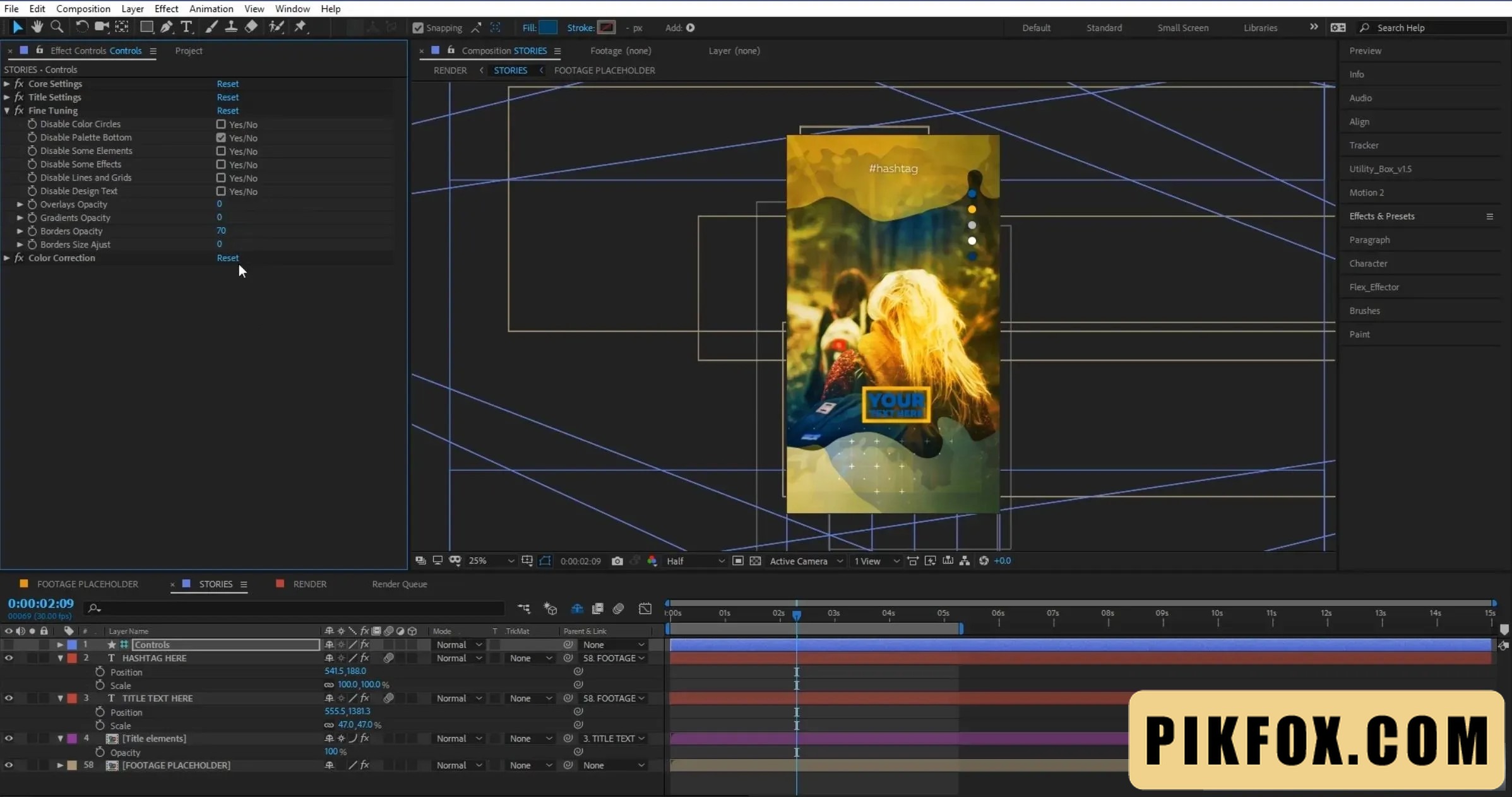 8000+ Stories Animados After Effects Template