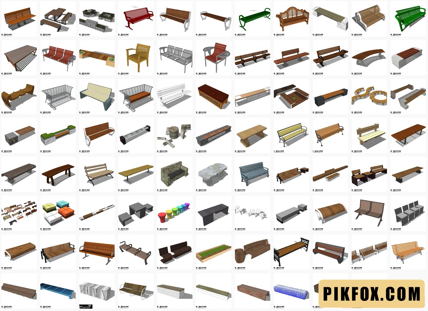 87+ Ghế ngồi ngoài trời SketchUp