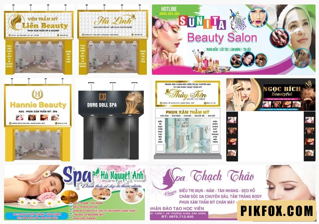 9+ Bảng quảng cáo spa