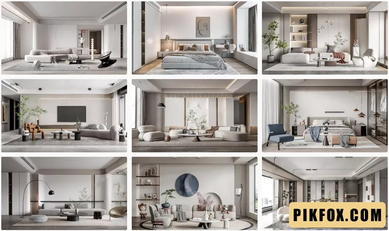 9+ Phòng khách SketchUp