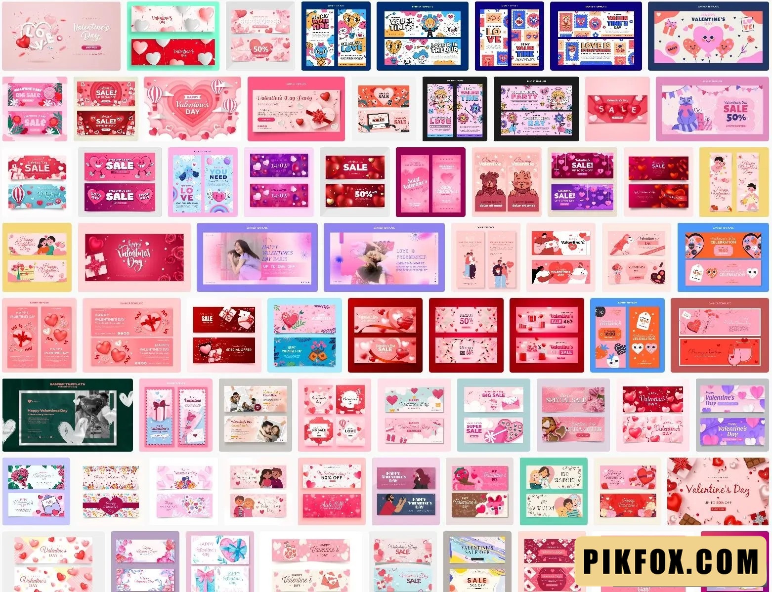 90+ Valentine's Day Banner