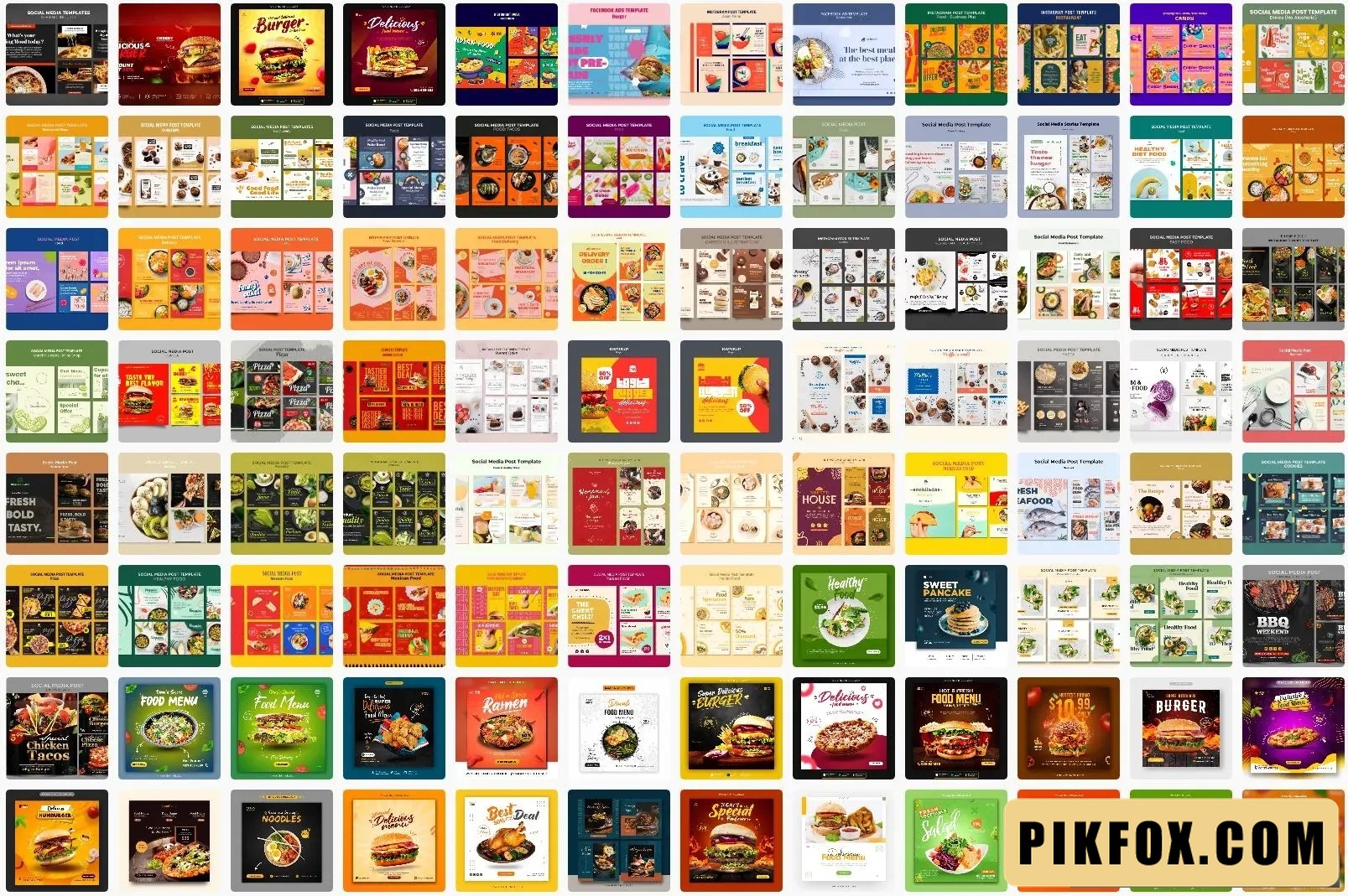 96+ Banner đồ ăn