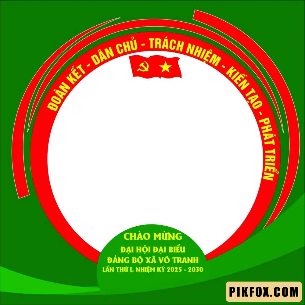Avatar Facebook Đại Hội Đảng Bộ Xã