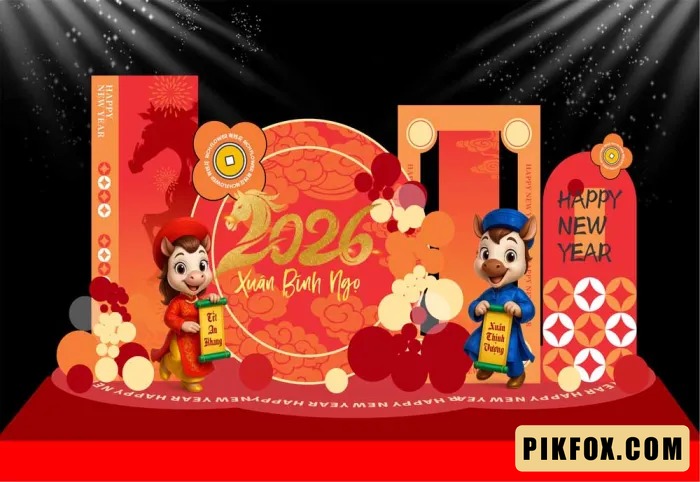 Backdrop checkin Tết 2026 (39)