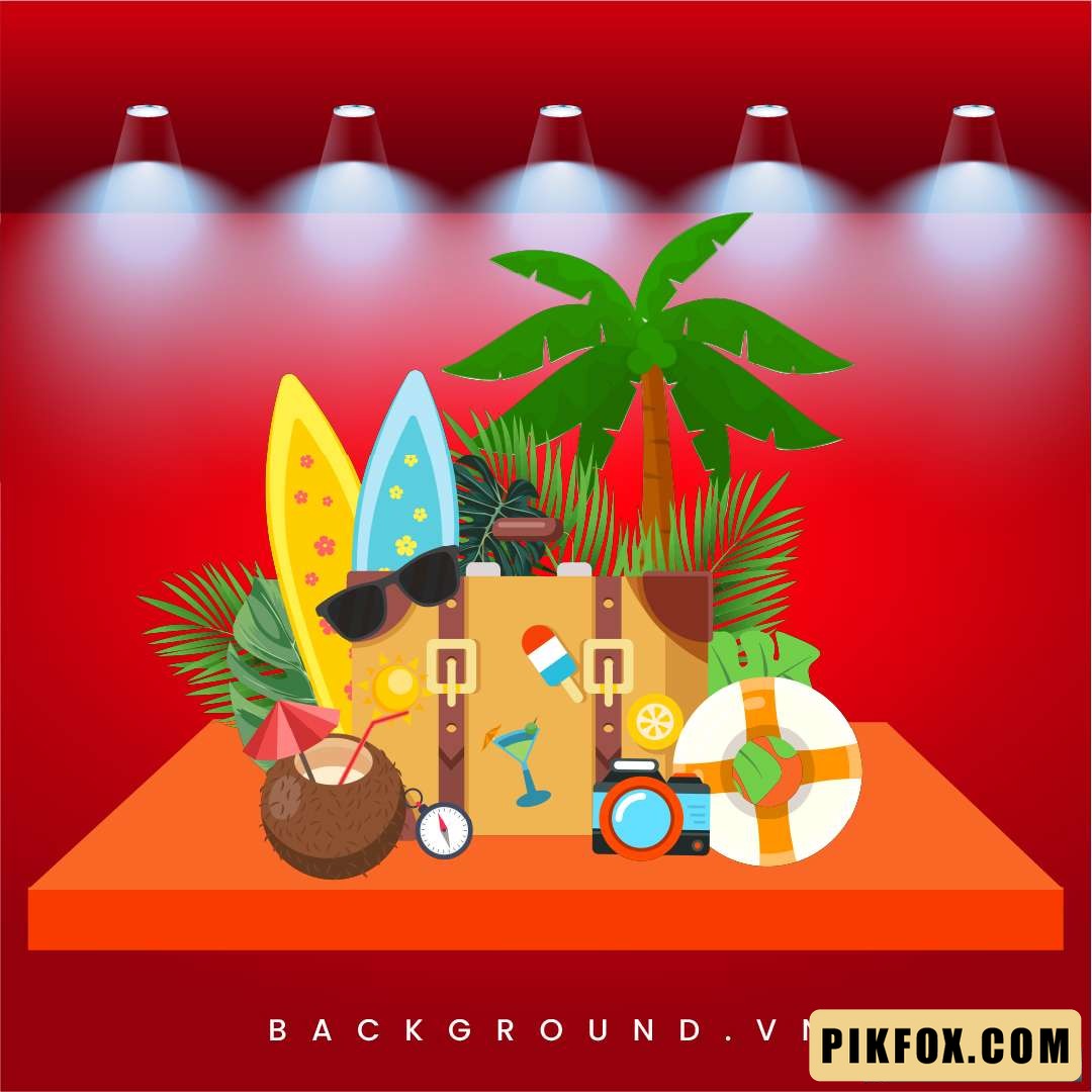 Backdrop chụp ảnh phong cách Hawaii (20)