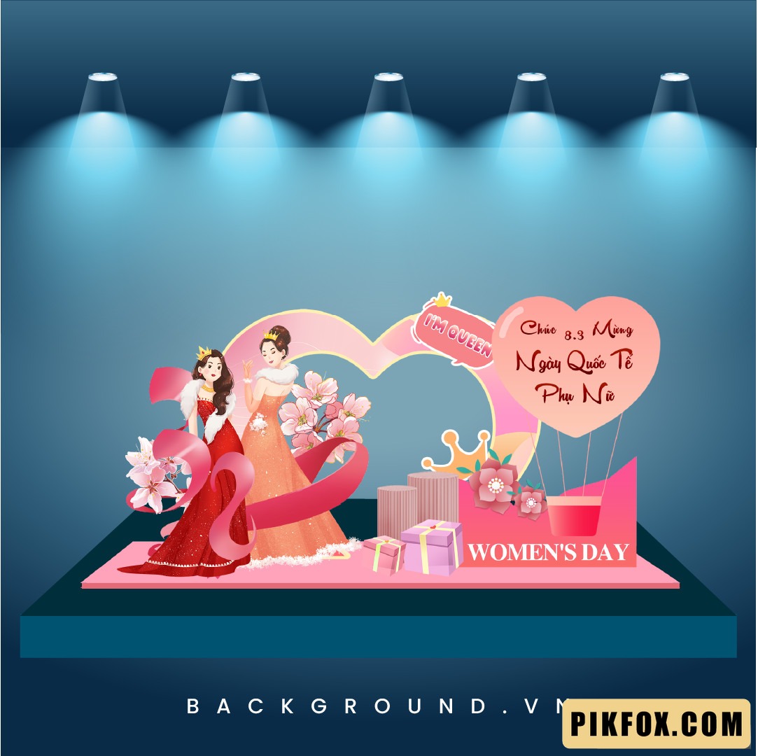 Backdrop decor ngày 8-3 (65)