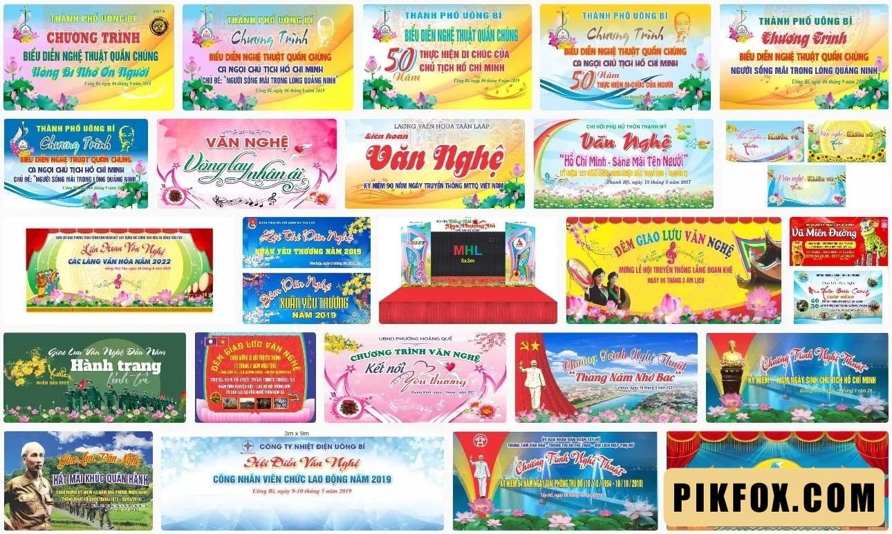 Backdrop giao lưu văn nghệ
