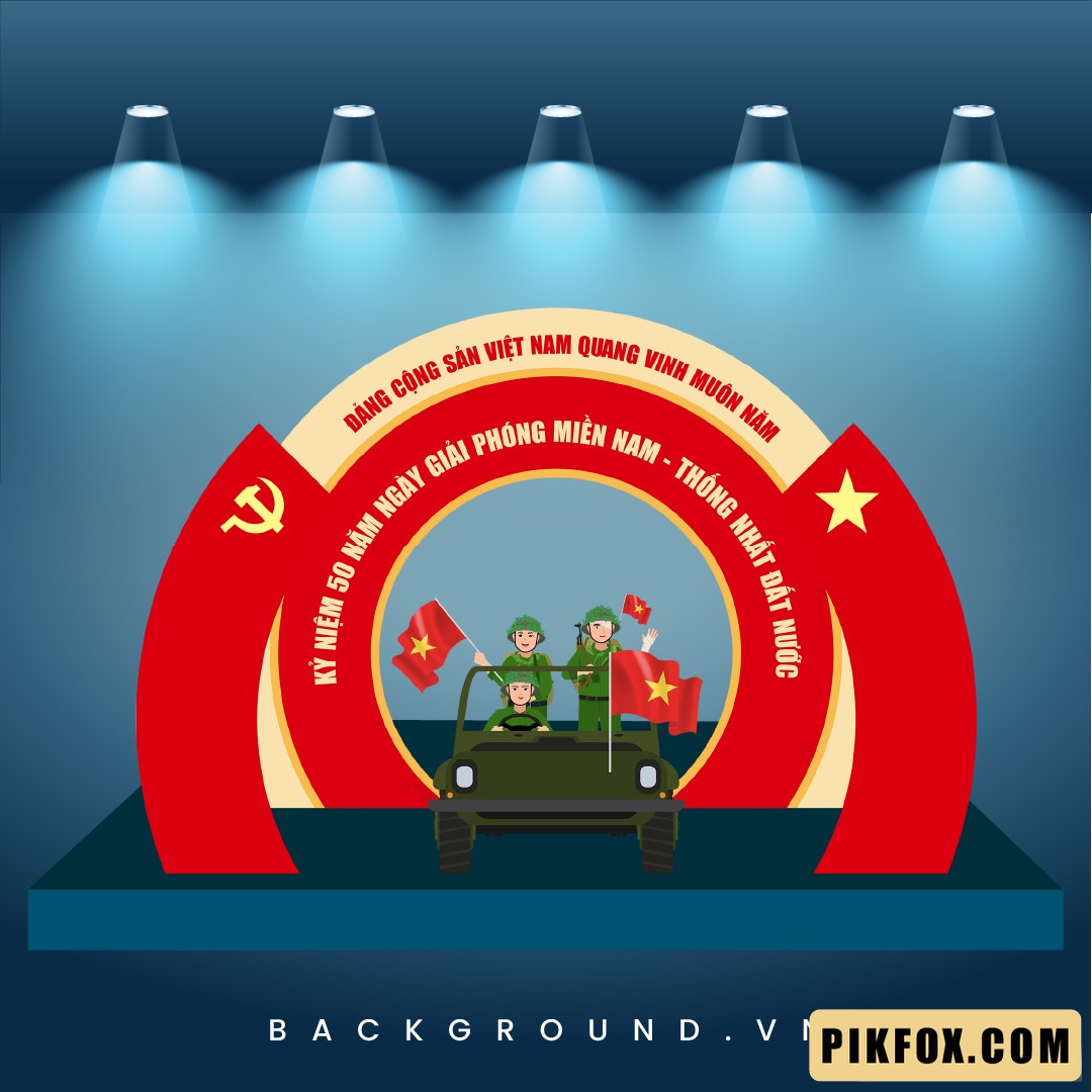 Backdrop kỷ niệm 50 năm giải phóng miền nam 30-4 (20)