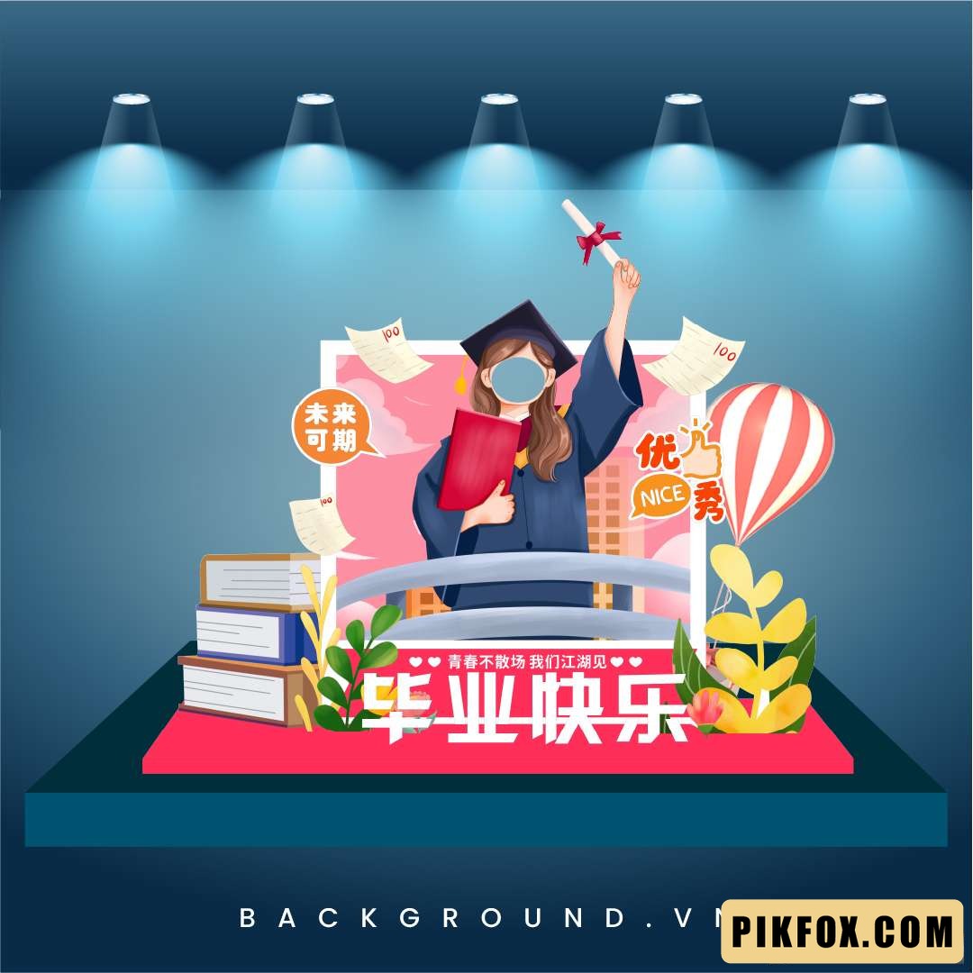 Backdrop Lễ Tốt Nghiệp THPT (8)