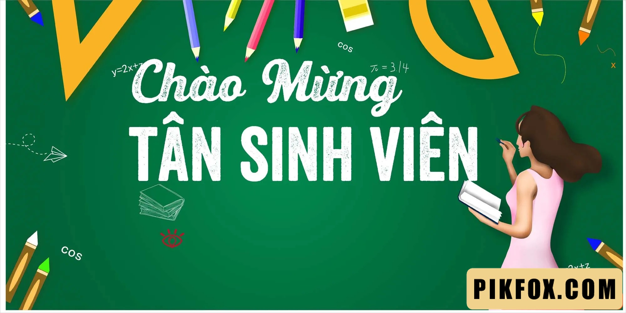 Background chào đón tân sinh viên (2)